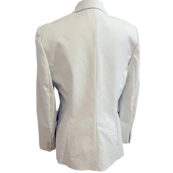 Talbots Blazer Light Blue with Lapel Collar - Picture 2 of 5